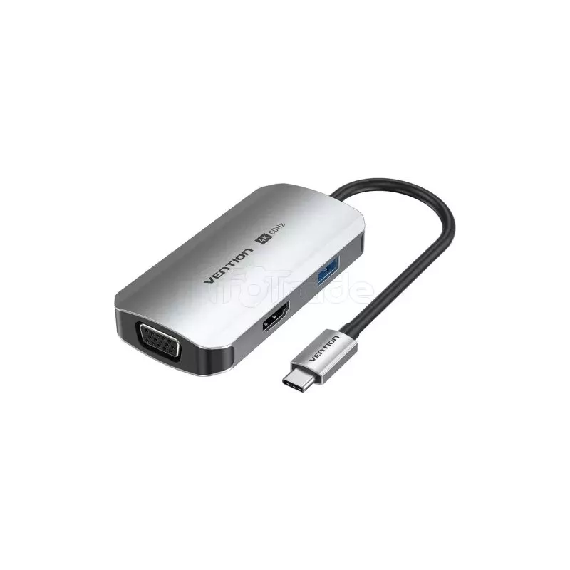 Adapatateur USB-CVentionvers 1x USB-C + 1x VGA + 1x… | MonPC.Store