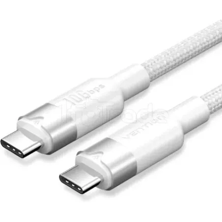 CableVentionUSB-C M/M 1m 100W (Blanc) | MonPC.Store