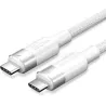CableVentionUSB-C M/M 1m 100W (Blanc) | MonPC.Store