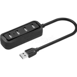Hub USB 2.0Vention4 ports USB-A 1m (Noir) | MonPC.Store