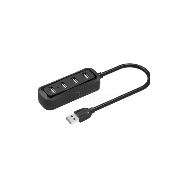 Hub USB 2.0Vention4 ports USB-A 1m (Noir) | MonPC.Store