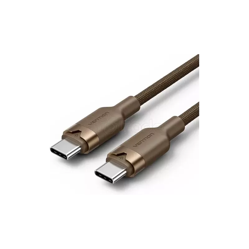CableVentionUSB-C M/M 2m 60W (Marron) | MonPC.Store