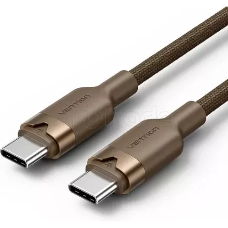 CableVentionUSB-C M/M 2m 60W (Marron) | MonPC.Store
