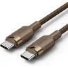 CableVentionUSB-C M/M 2m 60W (Marron) | MonPC.Store