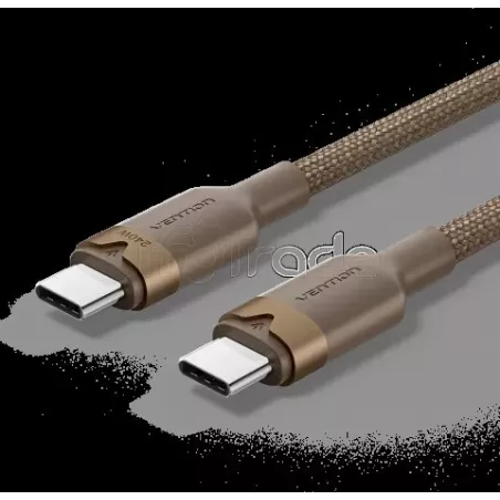 CableVentionUSB-C M/M 2m 240W (Marron) | MonPC.Store