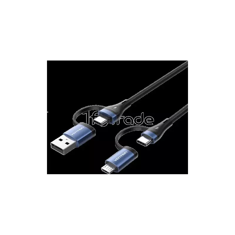 Cable Adaptateur 4en1Vention1x USB-C + 1x USB-A vers… | MonPC.Store