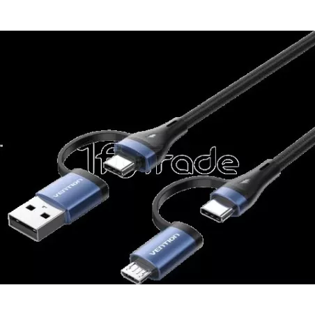 Cable Adaptateur 4en1Vention1x USB-C + 1x USB-A vers… | MonPC.Store