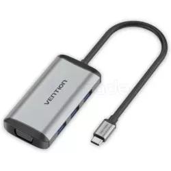 Adaptateur USB-CVentionvers 3x USB-A + 1x HDMI + 1x… | MonPC.Store