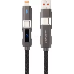 CableNanocableUSB-A/USB-C vers USB-C/Lightning M/M 1m… | MonPC.Store
