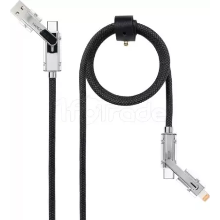 CableNanocableUSB-A/USB-C vers USB-C/Lightning M/M 2m… | MonPC.Store