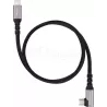 Cable coudéNanocableUSB-C M/M 100W 1m (Noir) | MonPC.Store