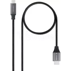 CableNanocableUSB-C vers HDMI M/M 1.8m (Noir) | MonPC.Store