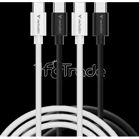 Lot de 2 cablesVerbatimEssentialsSync & ChargeUSB-C… | MonPC.Store