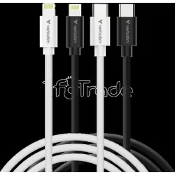 Lot de 2 cablesVerbatimEssentialsSync & ChargeUSB-C… | MonPC.Store