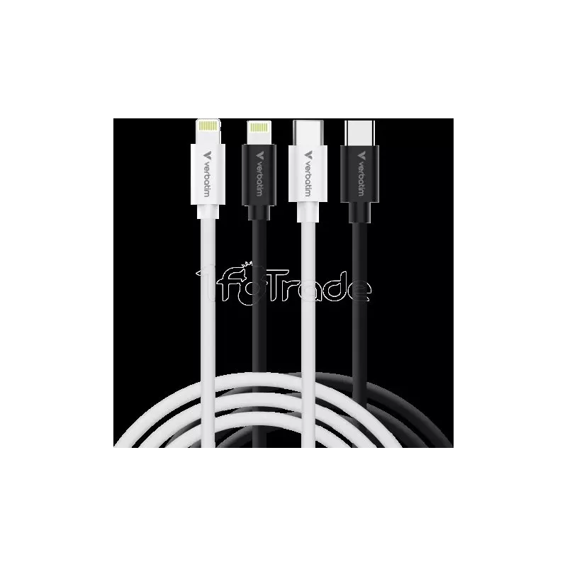 Lot de 2 cablesVerbatimEssentialsSync & ChargeUSB-C… | MonPC.Store