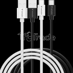 Lot de 2 cablesVerbatimEssentialsSync & ChargeUSB-A… | MonPC.Store