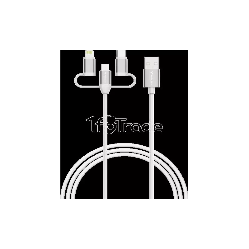 Cable AdaptateurVerbatimUSB-A vers micro-B + USB-C +… | MonPC.Store