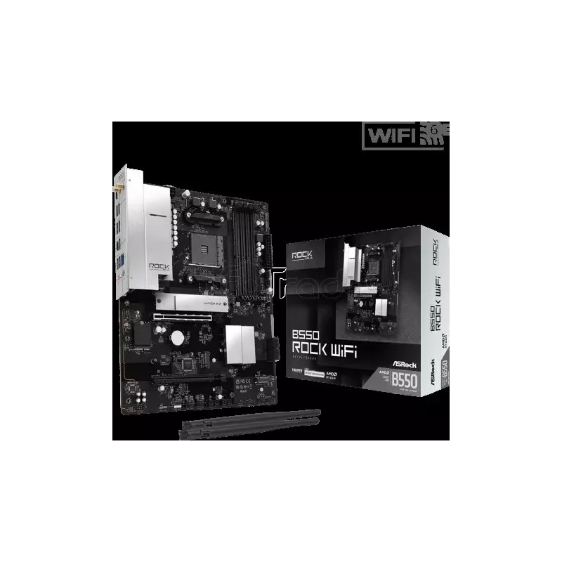 Carte MèreASRockB550 Rock WiFi(AM4) | MonPC.Store