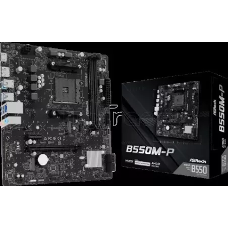 Carte MèreASRockB550M-P(AM4) Micro ATX | MonPC.Store