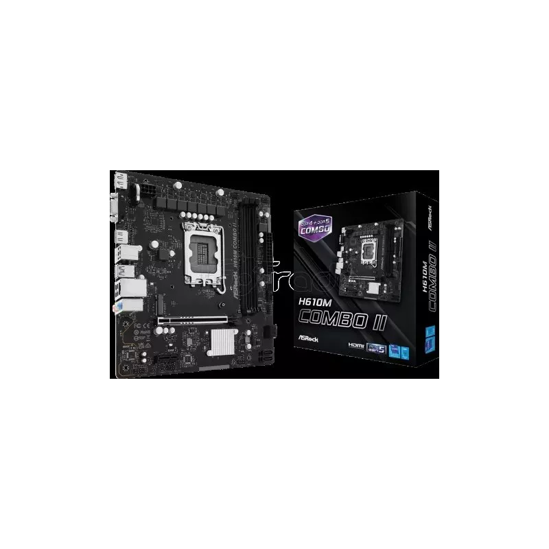 Carte MèreASRockH610M Combo II(Intel LGA 1700) Micro ATX | MonPC.Store