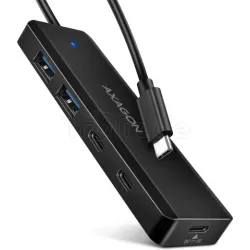 Hub USB-CAxagonHUE-C2C- 2x USB-A + 2x USB-C 0.19m (Noir) | MonPC.Store
