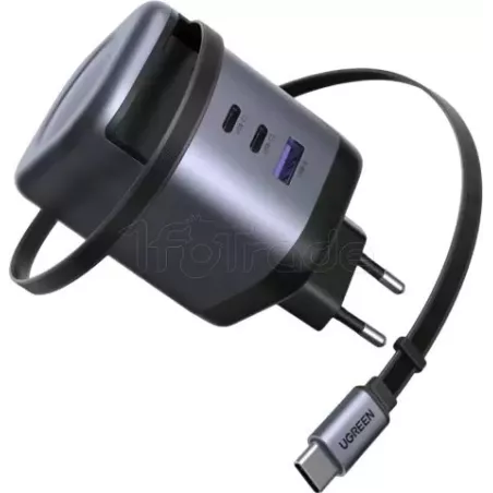 Chargeur secteurUgreen1x USB-A + 2xUSB-C + 1x USB-C… | MonPC.Store