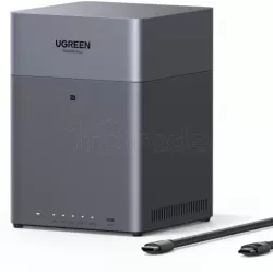 Serveur NASUgreenDH4300 Plus- 4 baies (Gris) | MonPC.Store