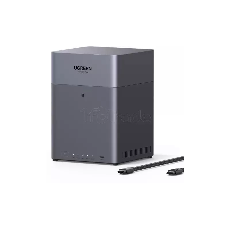 Serveur NASUgreenDH4300 Plus- 4 baies (Gris) | MonPC.Store