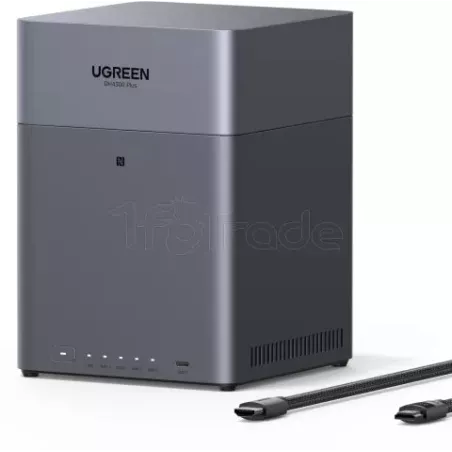 Serveur NASUgreenDH4300 Plus- 4 baies (Gris) | MonPC.Store