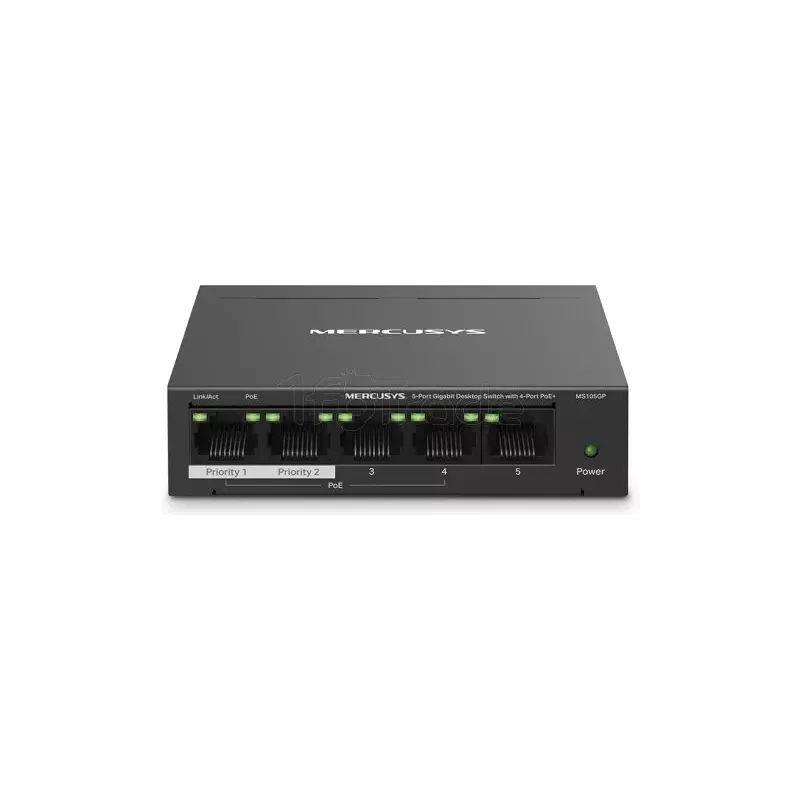 Switch réseau Ethernet Gigabit MercusysMS105GP- 5… | MonPC.Store