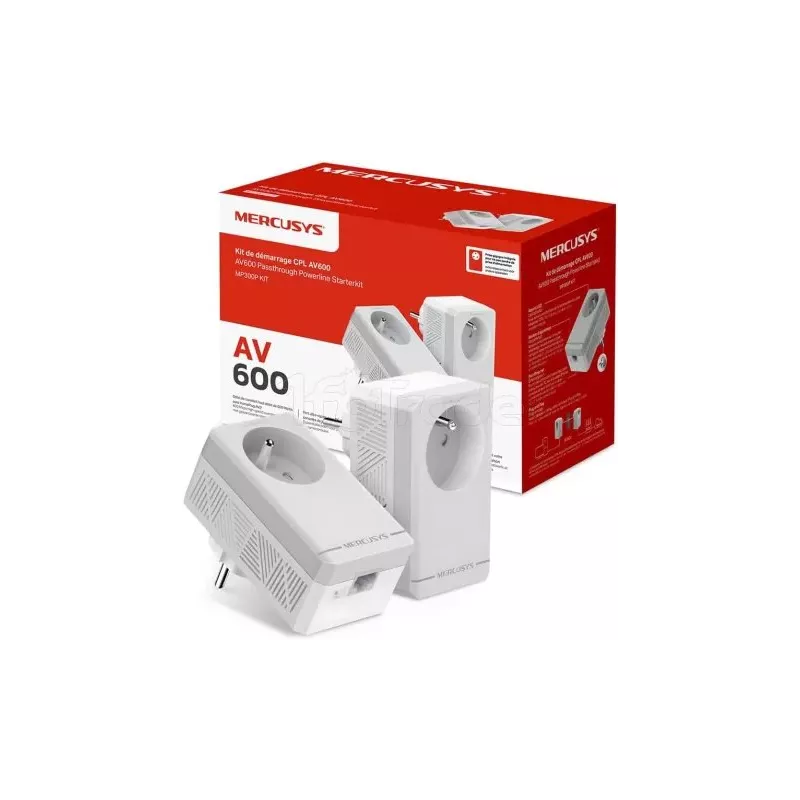 Kit 2x Adaptateurs CPL MercusysMP300Pavec prise… | MonPC.Store