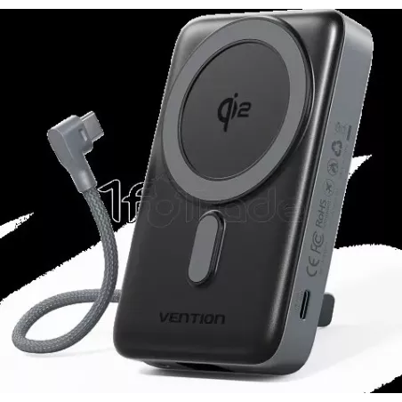 Batterie externe magnétiqueVentionFKHH0+ 2x USB-C… | MonPC.Store