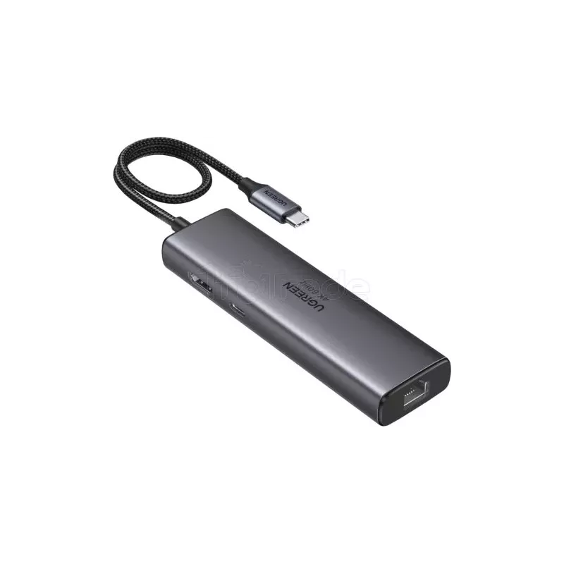 Station d'accueil USB-CUgreen6en1 (Gris) | MonPC.Store