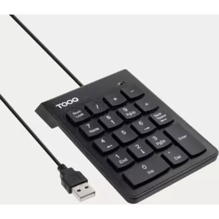 Pavé Numérique USB TooQTQK-2001-B(Noir) | MonPC.Store