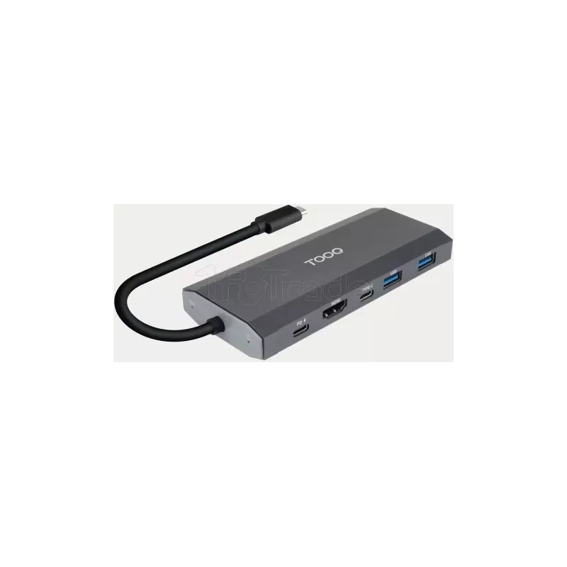 Station d'accueil portable USB-C 6en1 TooQ TQE-2241G… | MonPC.Store