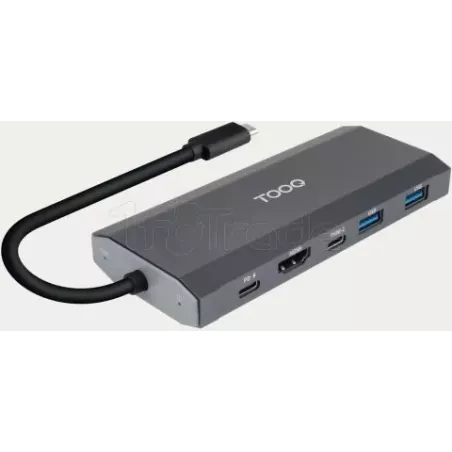 Station d'accueil portable USB-C 6en1 TooQ TQE-2241G… | MonPC.Store