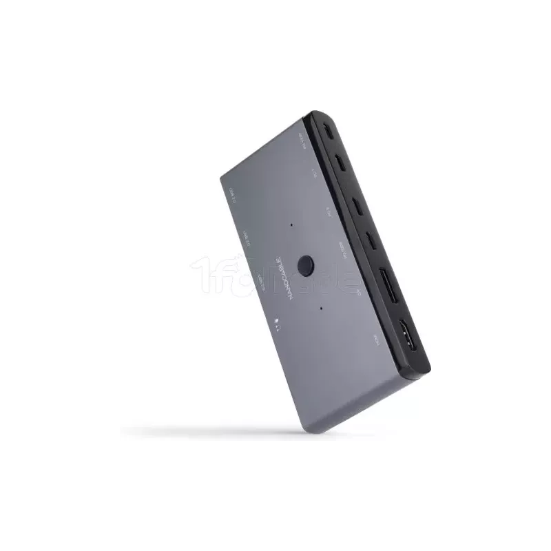 Commutateur KVM 2Nanocableports USB-C avec x3 USB-A… | MonPC.Store