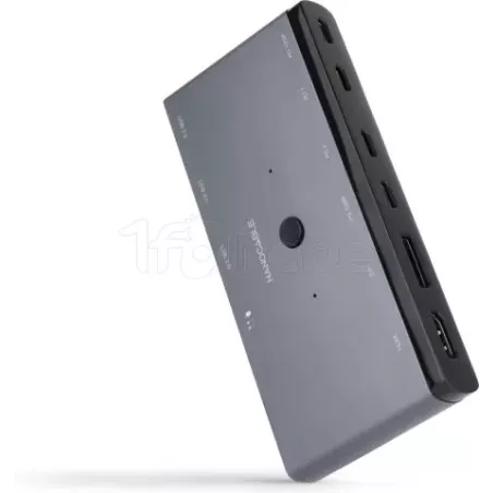 Commutateur KVM 2Nanocableports USB-C avec x3 USB-A… | MonPC.Store