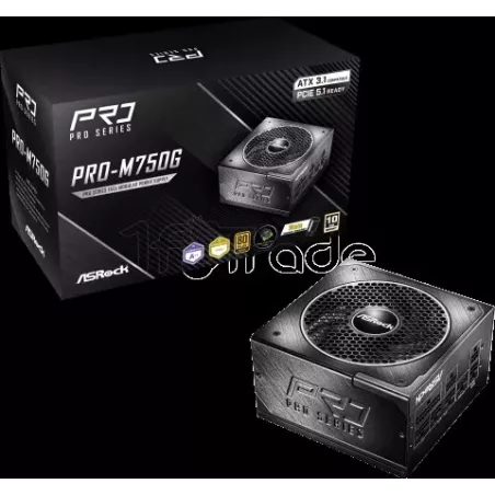 Alimentation ATXASRockPro-MG- 750W (Noir) | MonPC.Store