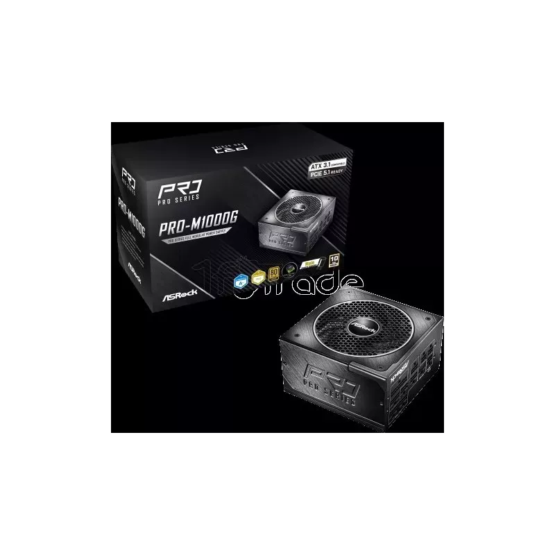 Alimentation ATXASRockPro-MG- 1000W (Noir) | MonPC.Store