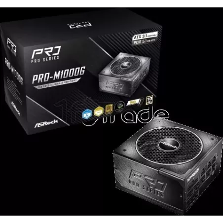 Alimentation ATXASRockPro-MG- 1000W (Noir) | MonPC.Store