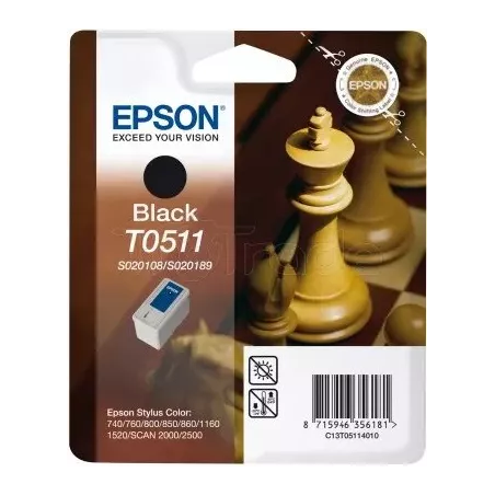 Cartouche d'encreEpsonEchiquier T0511 (Noir) | MonPC.Store