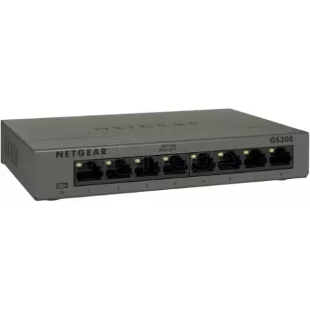 Switch réseau ethernet GigabitNetgearGS308- 8 ports… | MonPC.Store