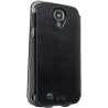 Etui avec rabat simili cuir pour Galaxy S4 - Black | MonPC.Store