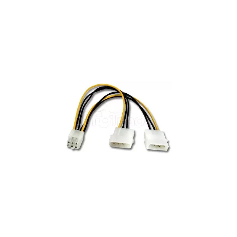 Adaptateur alimentation molex vers PCI-Express 6 pins | MonPC.Store
