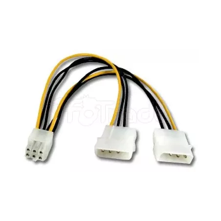 Adaptateur alimentation molex vers PCI-Express 6 pins | MonPC.Store