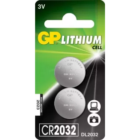 Lot de 2 piles platesGP BatteriesLithium 3V pour Carte… | MonPC.Store