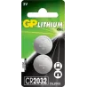 Lot de 2 piles platesGP BatteriesLithium 3V pour Carte… | MonPC.Store