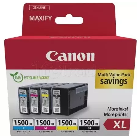 Pack 4 cartouche d'encreCanonPGI-1500XL (Noir, Cyan… | MonPC.Store