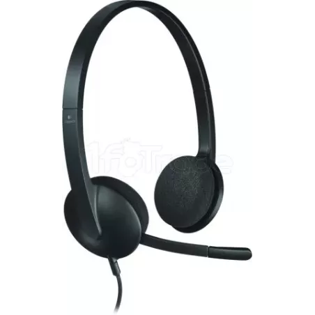 Casque MicroLogitechHeadset H340 USB (Noir) | MonPC.Store